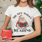 Santa Reading Christmas  cotton unisex T-Shirt