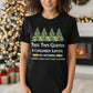 Tree Tops Glisten & Children Listen to Nothing Christmas cotton unisex T-Shirt