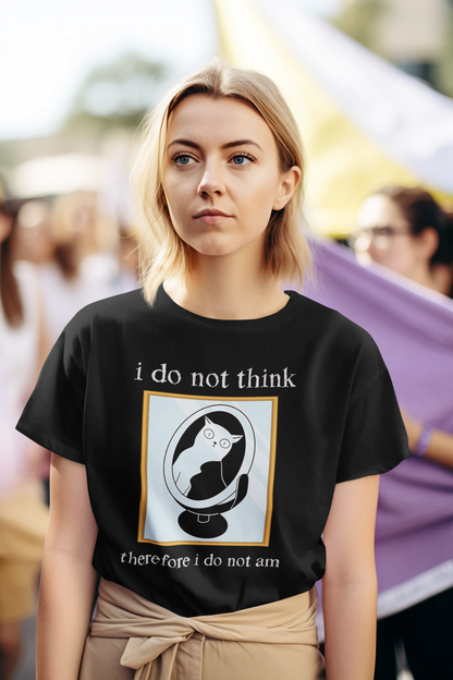 I do not think therefore i do not am Premium Unisex T-shirt