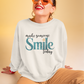 Make Someone Smile Cotton unisex T- shirt