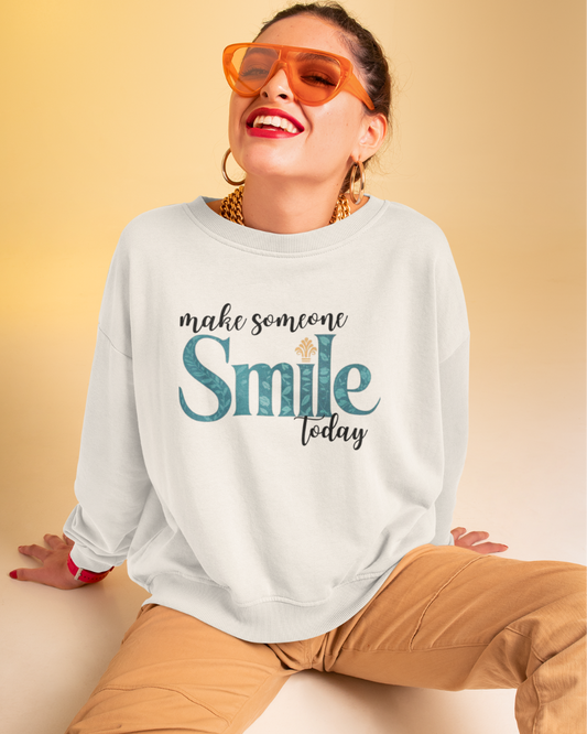 Make Someone Smile Cotton unisex T- shirt