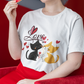 Cat Couple 'Love COTTON UNISEX  T-Shirt