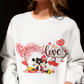 Mickey & Minnie 'Love Unisex Sweatshirt