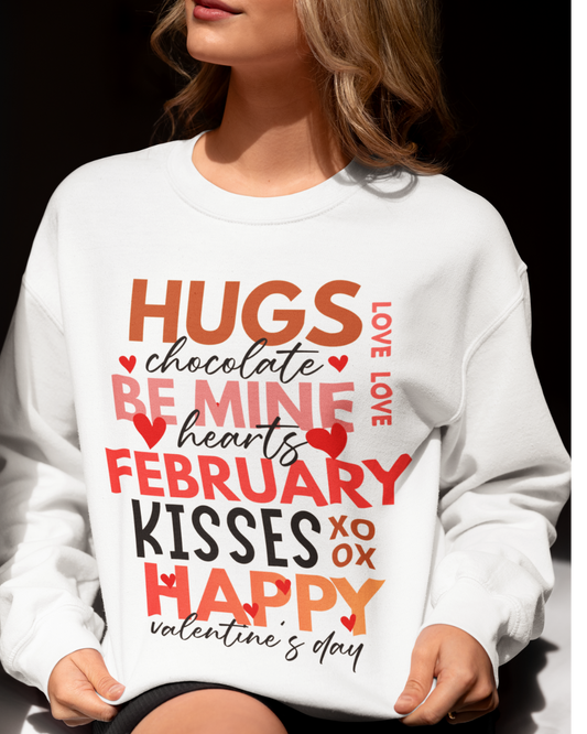 Valentine’s Word  UNISEX SWEATSHIRT