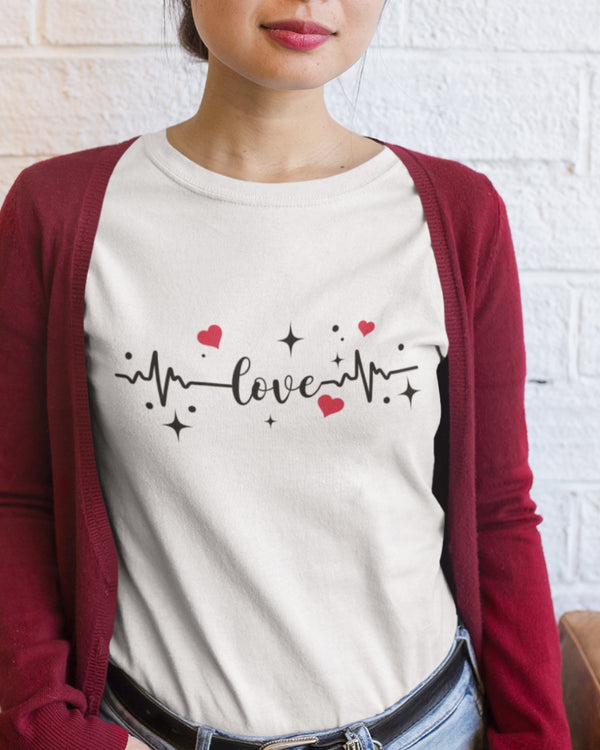 Love Heartbeat  Unisex T-Shirt
