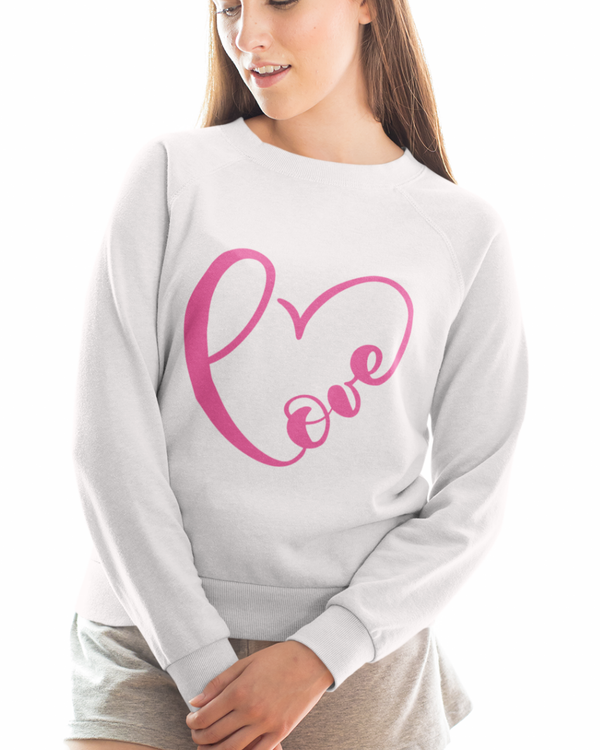 LOVE HEART UNISEX SWEATSHIRT