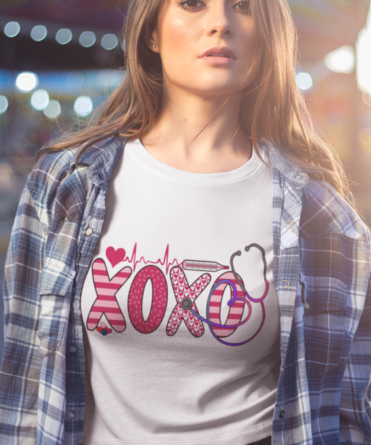 Nurse xoxo Cotton Unisex T-shirt