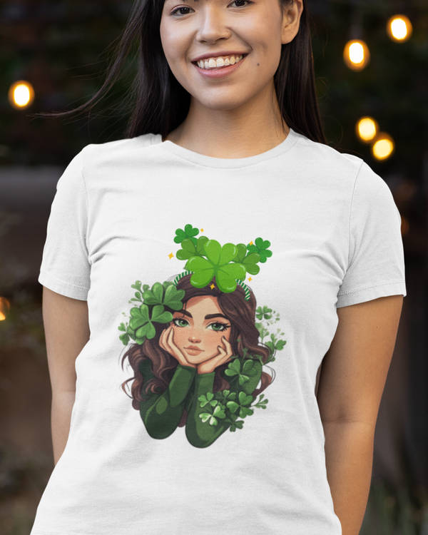 Clover Girl T‑Shirt Premium Unisex T Shirt