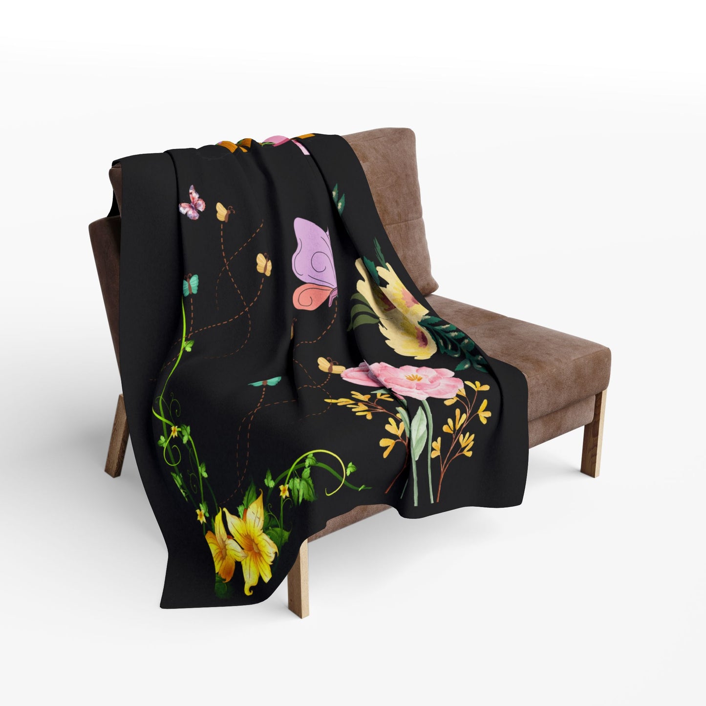 Floral Garden Fleece Blanket