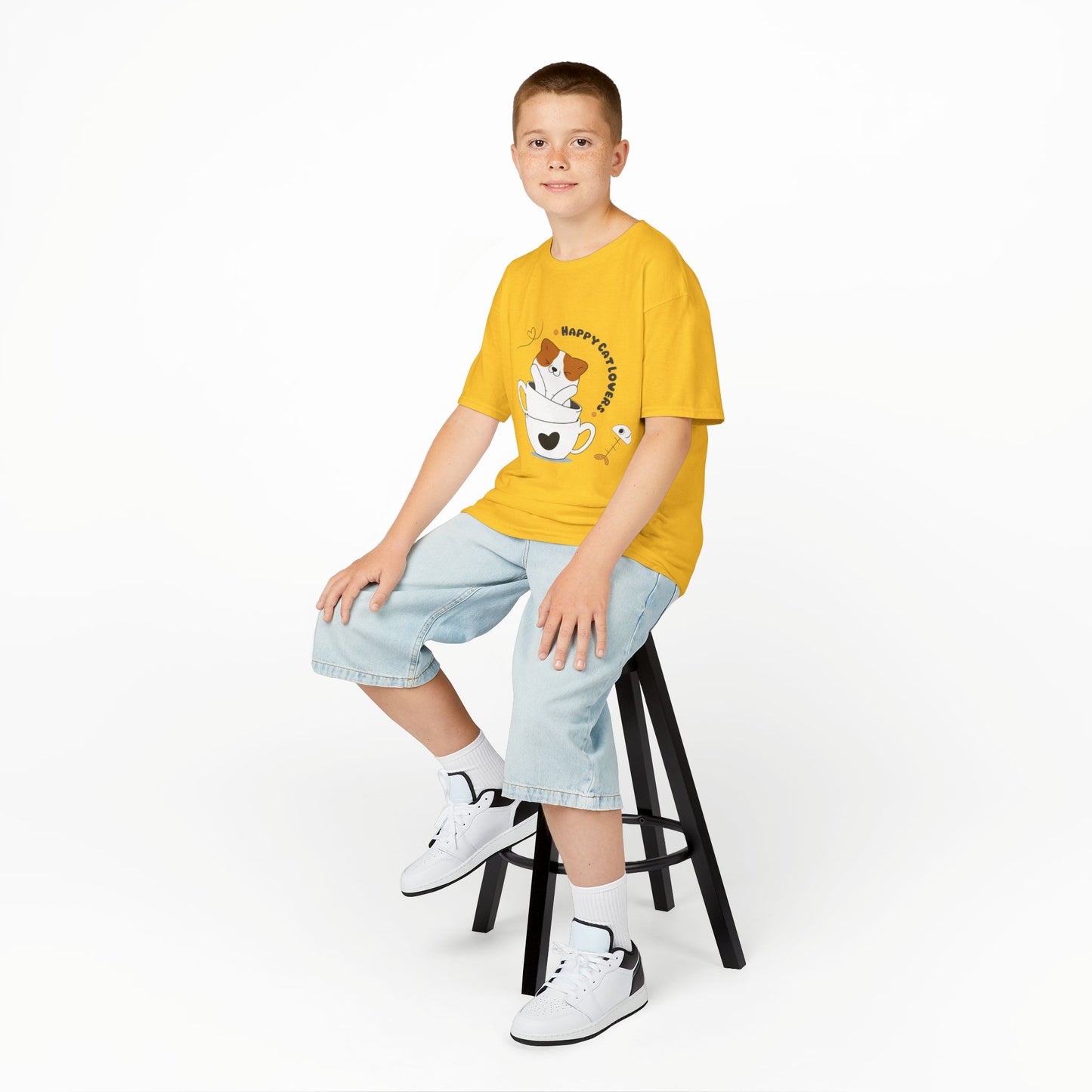 Happy Cat Lovers Kids Tee