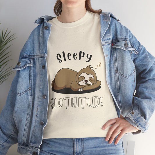 Sleepy Slothitude Unisex Tee