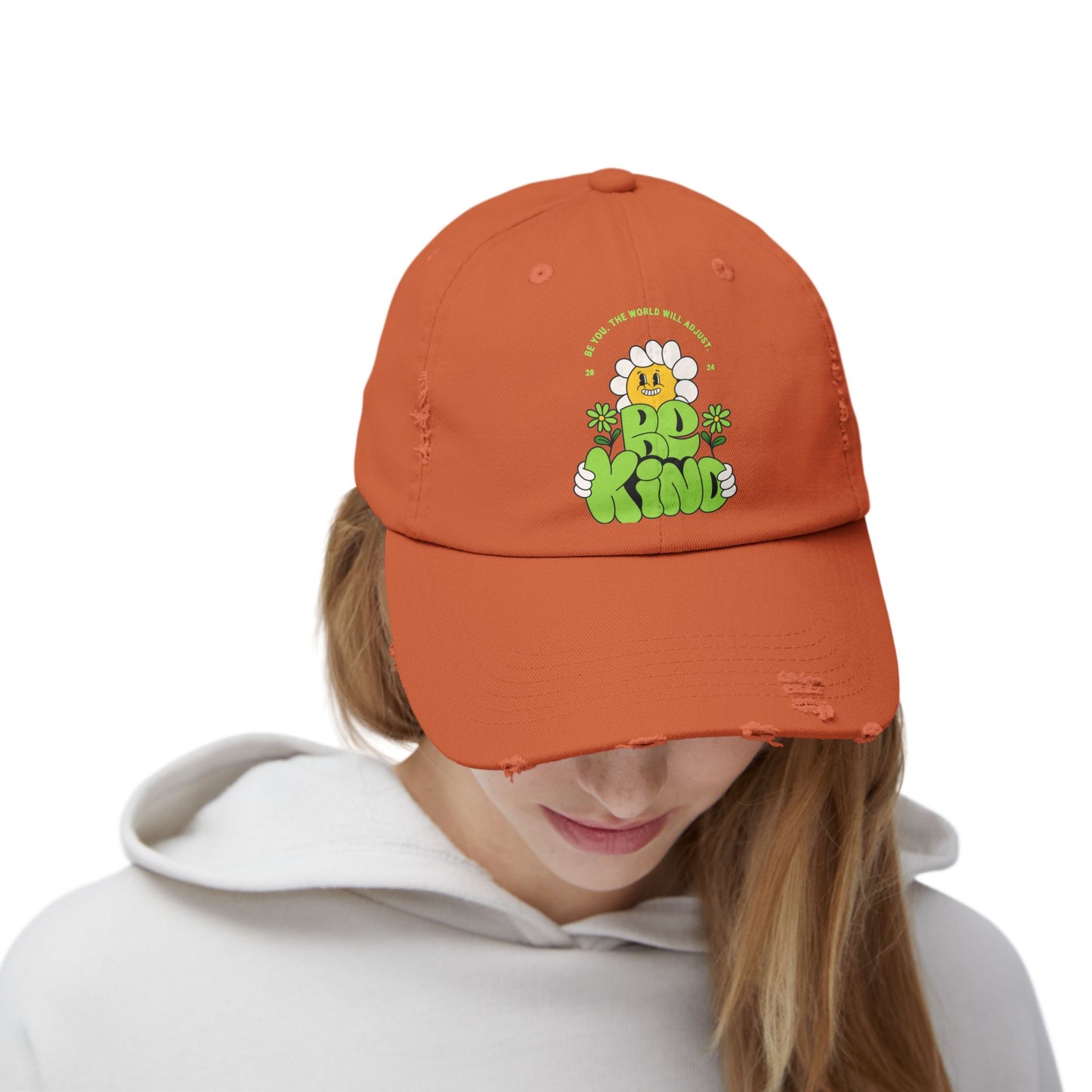 Be kind Unisex Distressed Cap