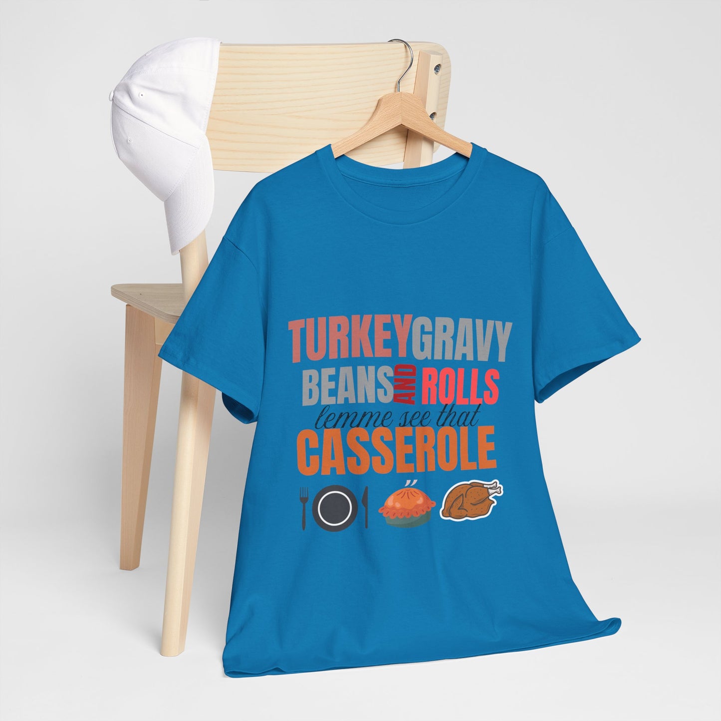 Turkey Gravy Beans Casserole cotton unisex t shirt