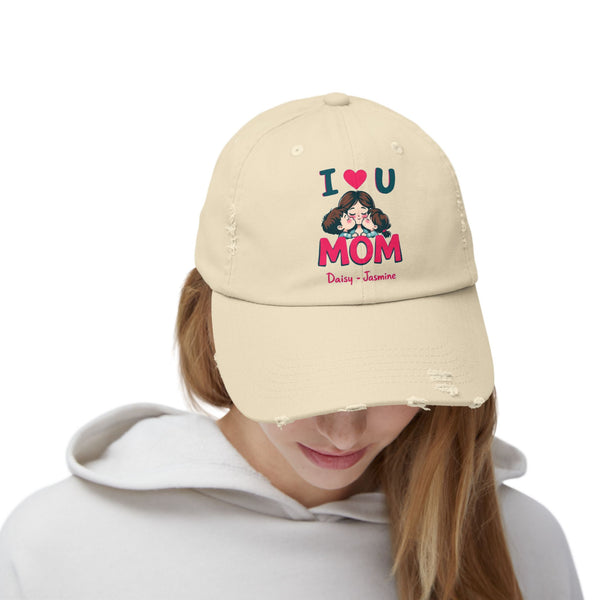 I love  MOM Distressed Cap