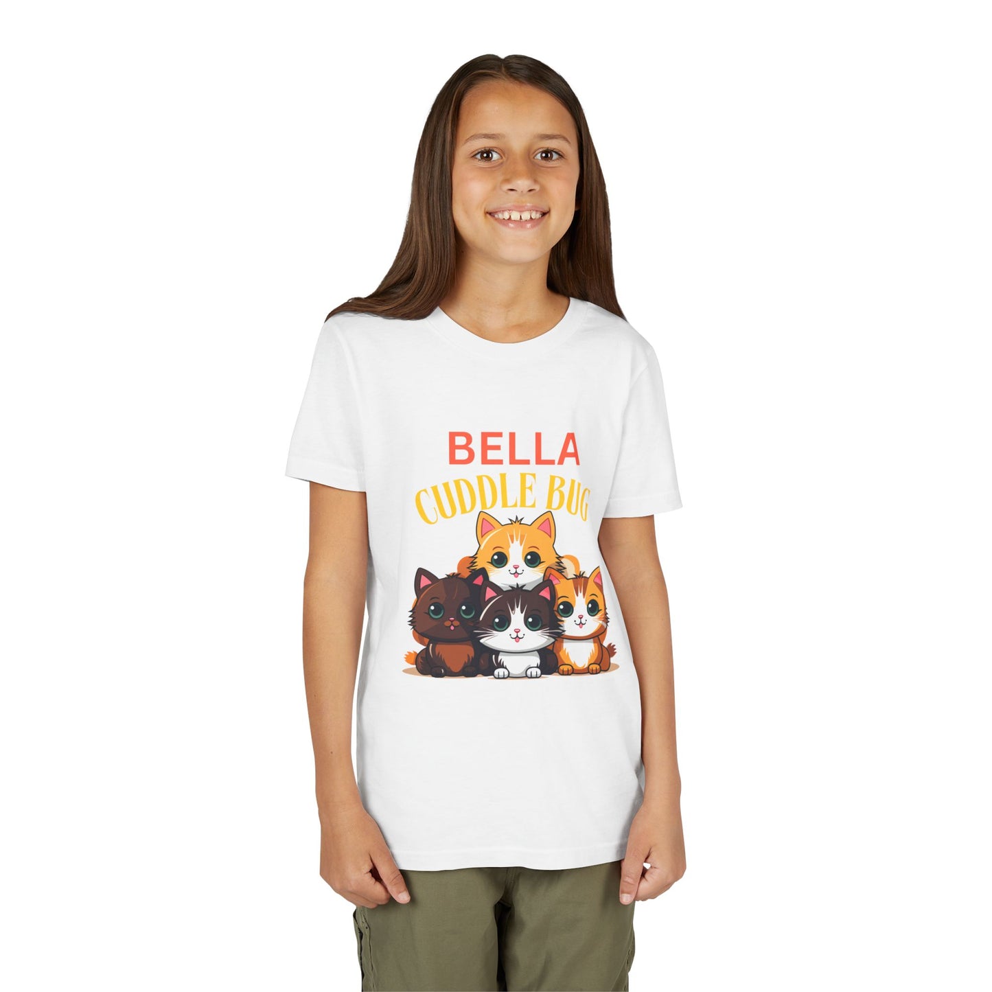 Cute Kitty Cuddle Bug Youth T-Shirt