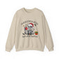 Overstimulated but Still Festive' Skeleton Christmas Unisex Sweatshirt