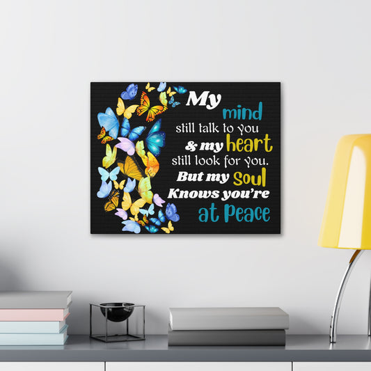 My mind heart soul Canvas
