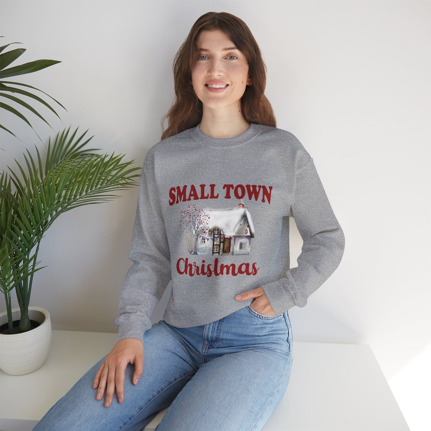 Small Town Christmas Unisex Sweatshirt