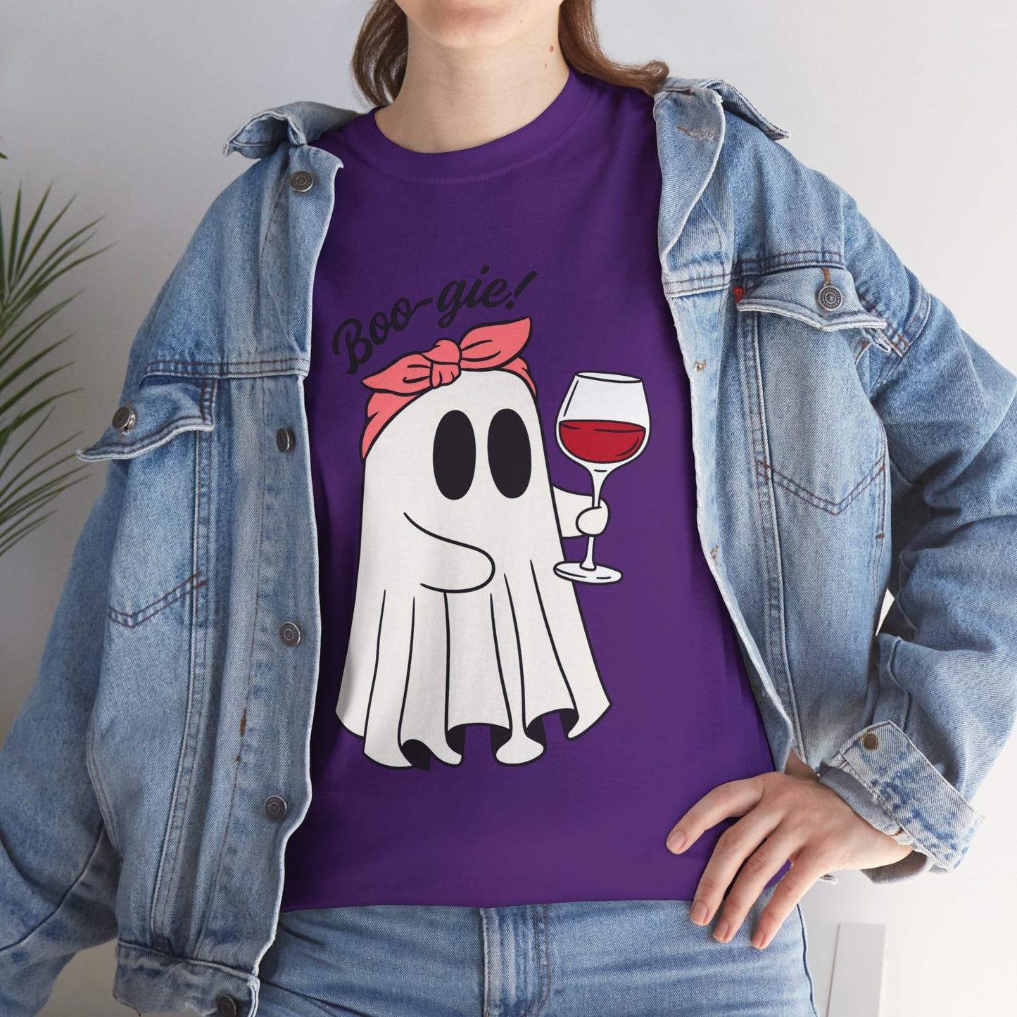 Boo-gie Ghost Unisex Cotton Tee