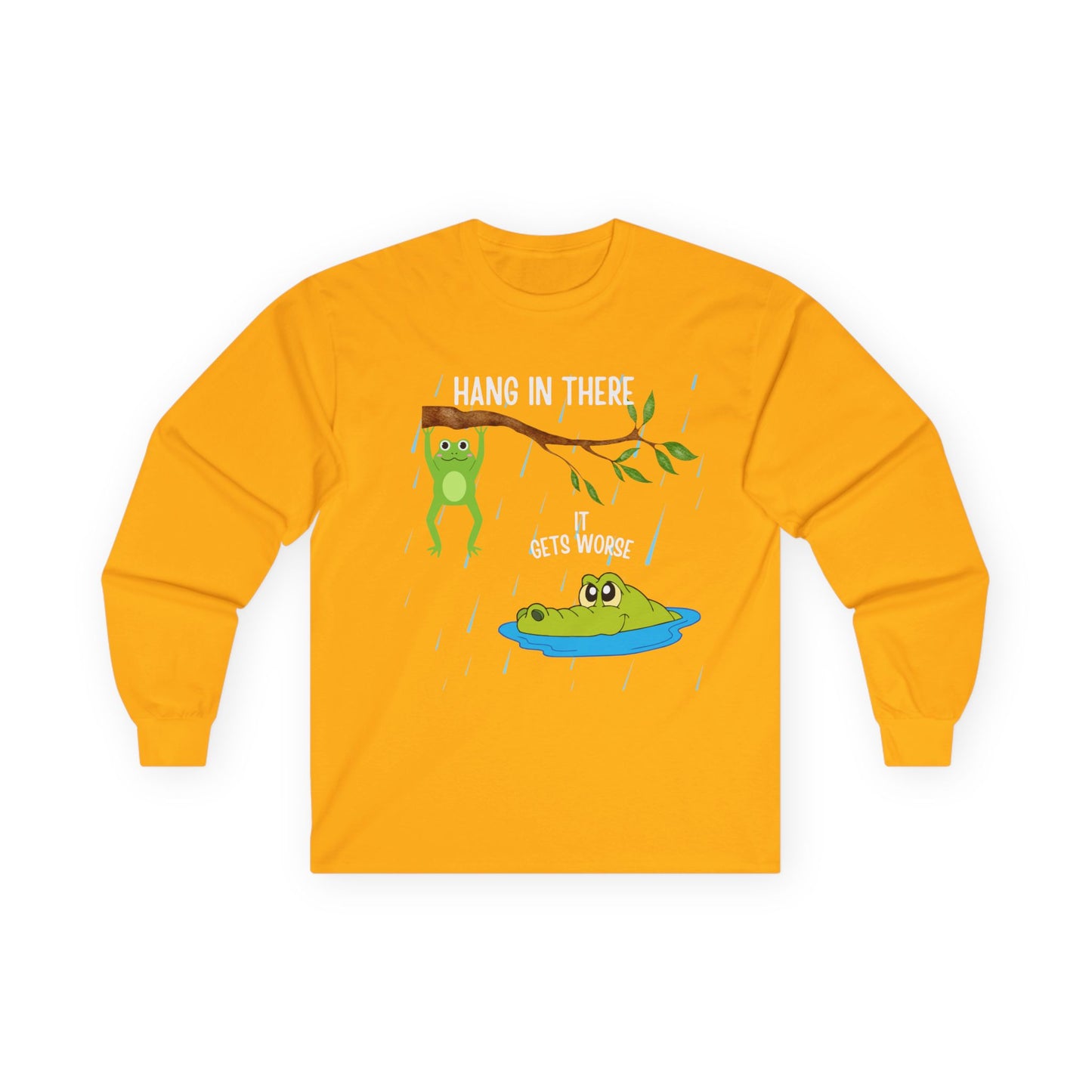 Frog Friends Long Sleeve Tee - Cute Design, Gift for Nature Lovers, Casual Wear, Outdoor Fun, Unisex T-Shirt, Spring Fashion