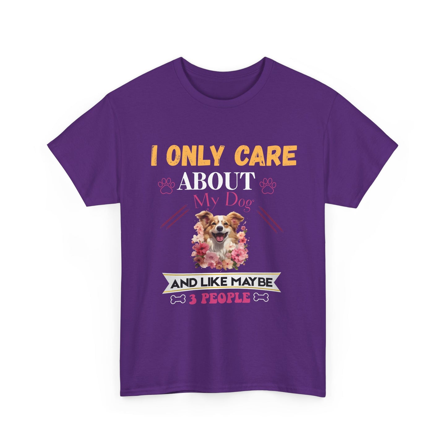 I ONLY CARE ABOUT Cotton Unisex T-shirt