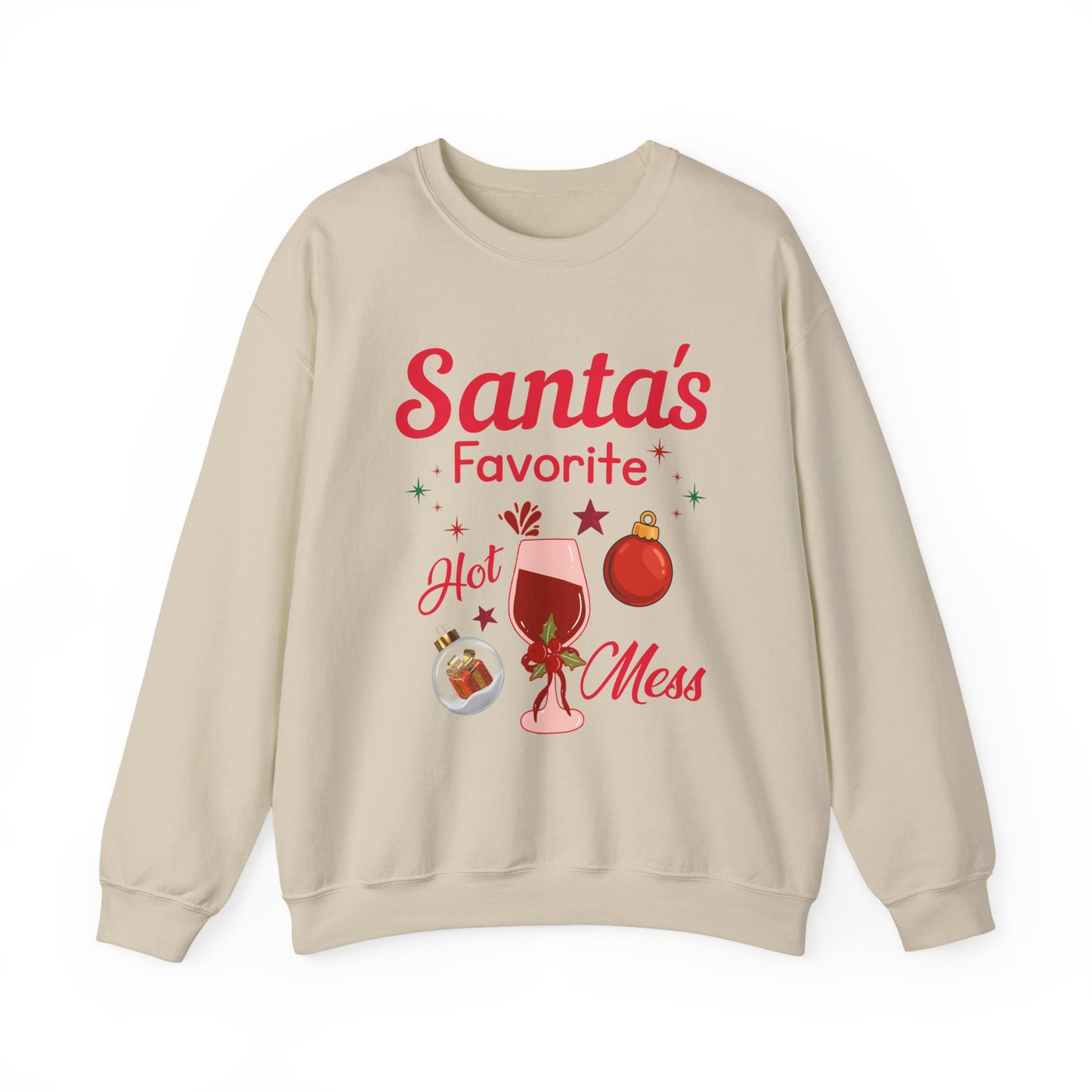 Santa’s Favorite Hot Mess Unisex Sweatshirt