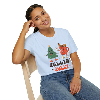 Feelin' Jolly Christmas Tree  Unisex T-Shirt