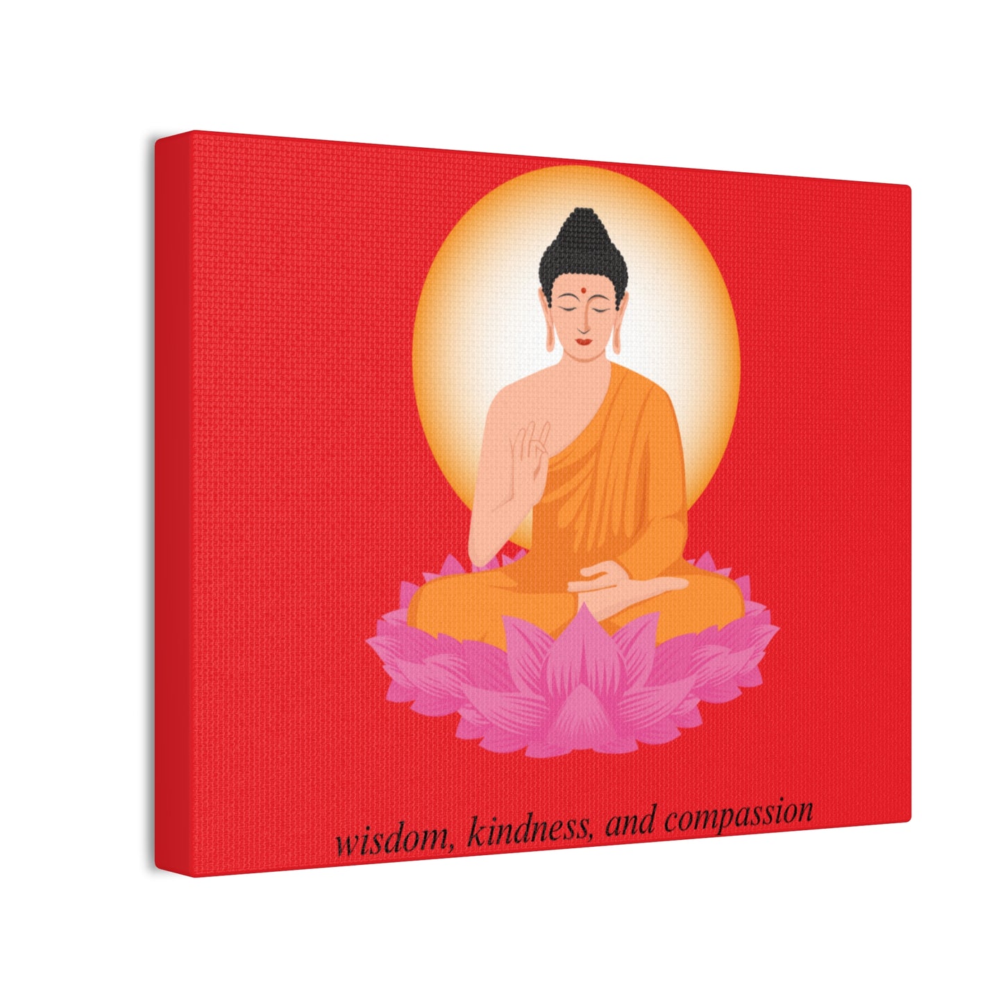 Wisdom kindness Canvas Art Print