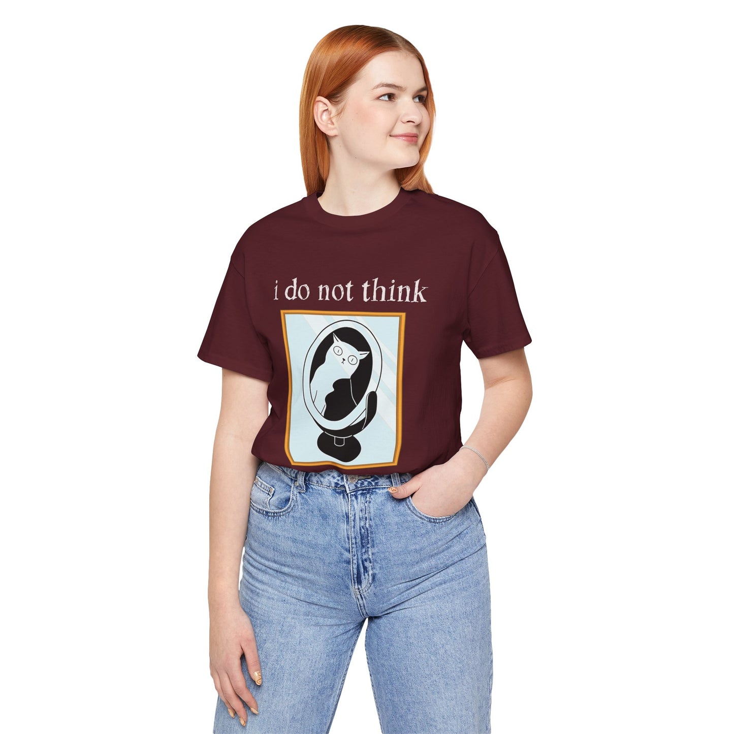 I do not think therefore i do not am Premium Unisex T-shirt