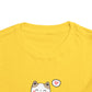3 Cat Cup Toddler Short Sleeve Tee