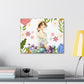 Lady with hat Art Print