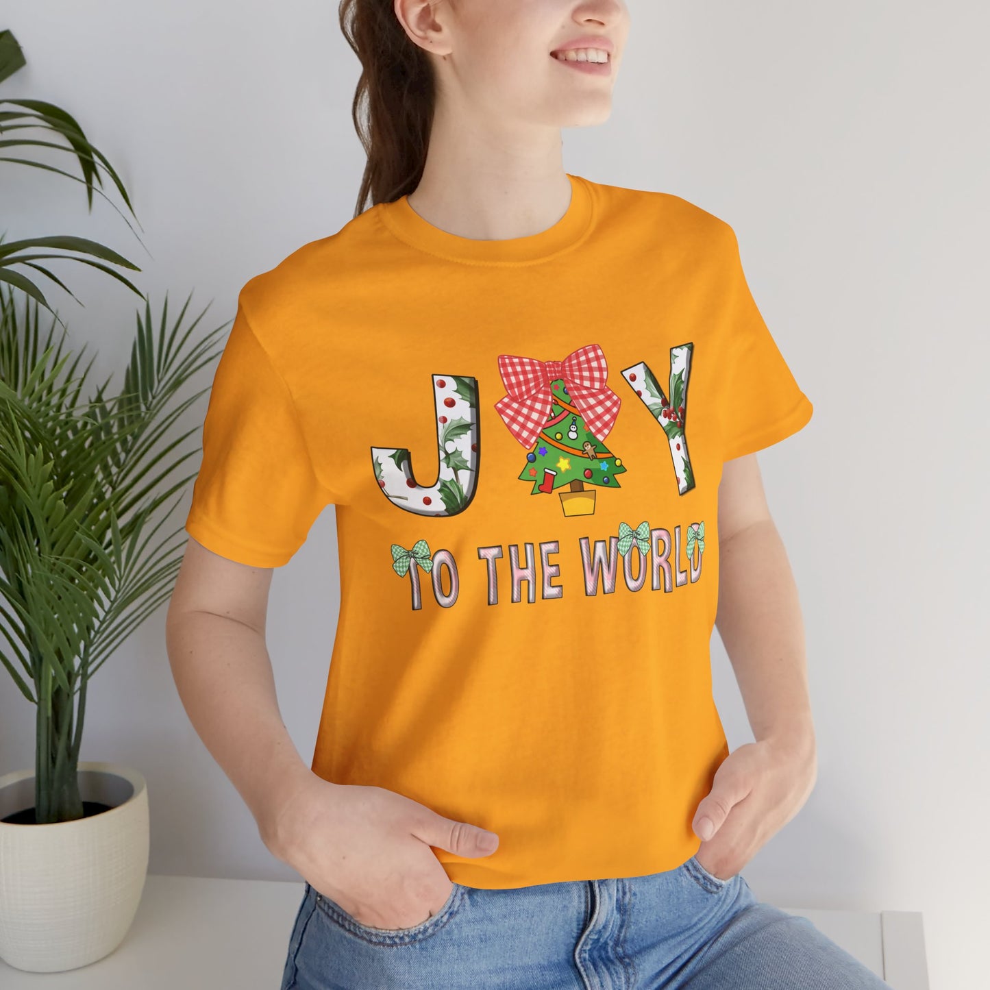 Joy to the World Christmas Tee Premium Unisex T-shirt