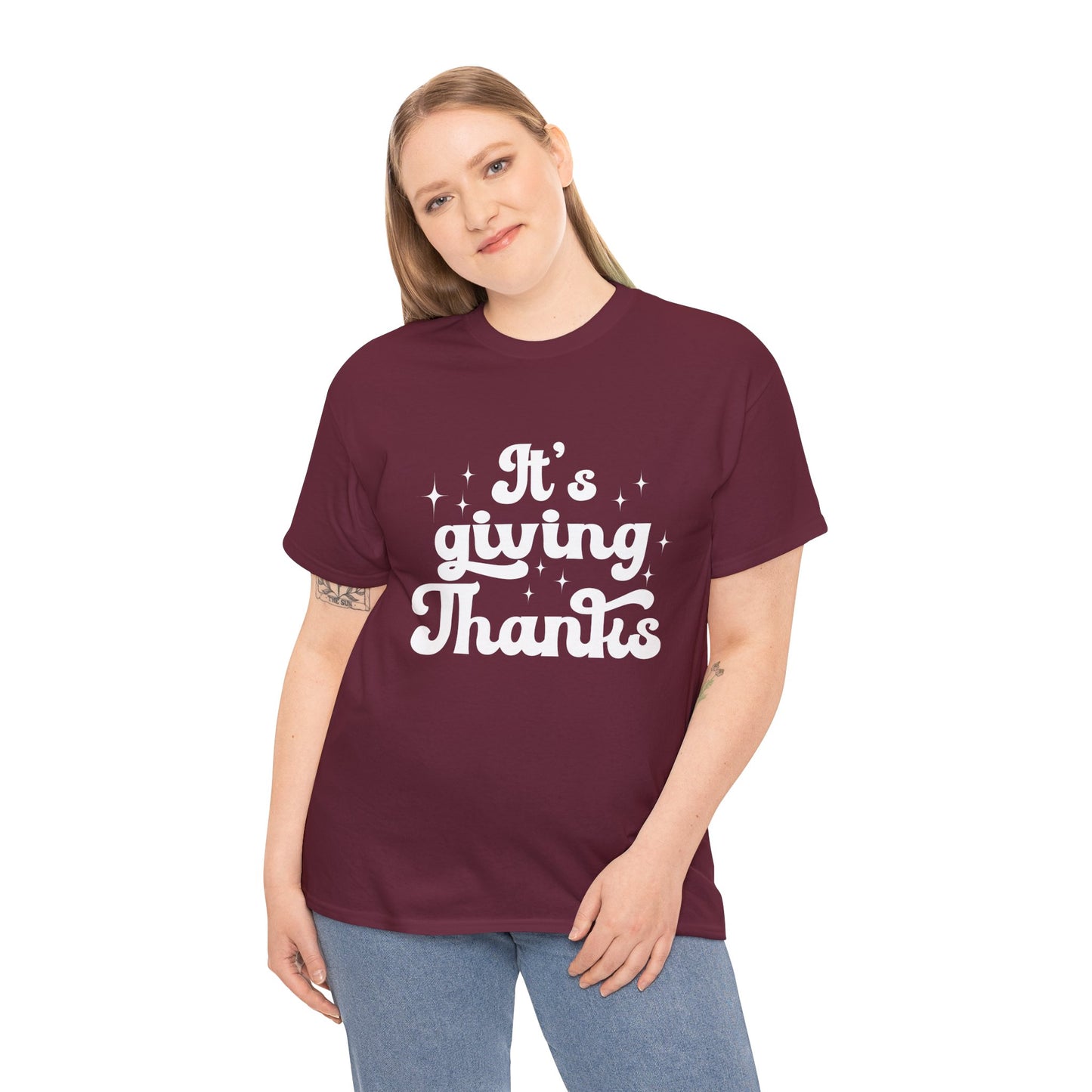 It's Giving Thanks Cotton Unisex T-shirt