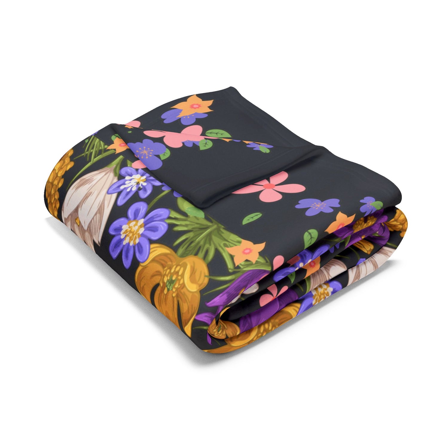 Flowers Arctic Fleece Blanket