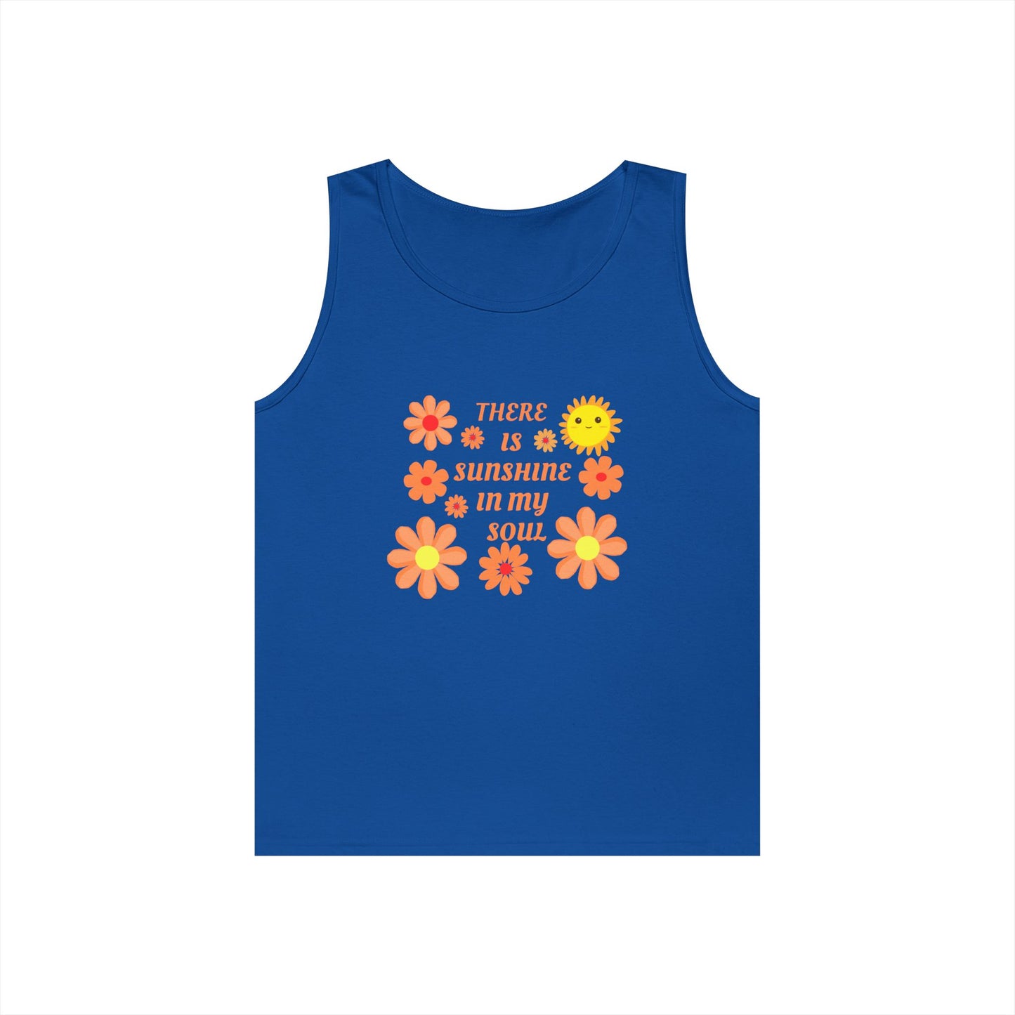 Unisex Floral Sunshine Tank Top