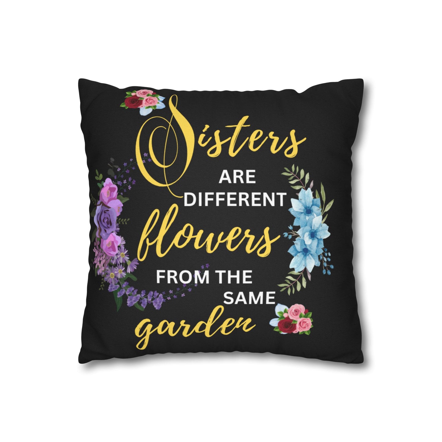 Sisters flowers garden Pillowcase