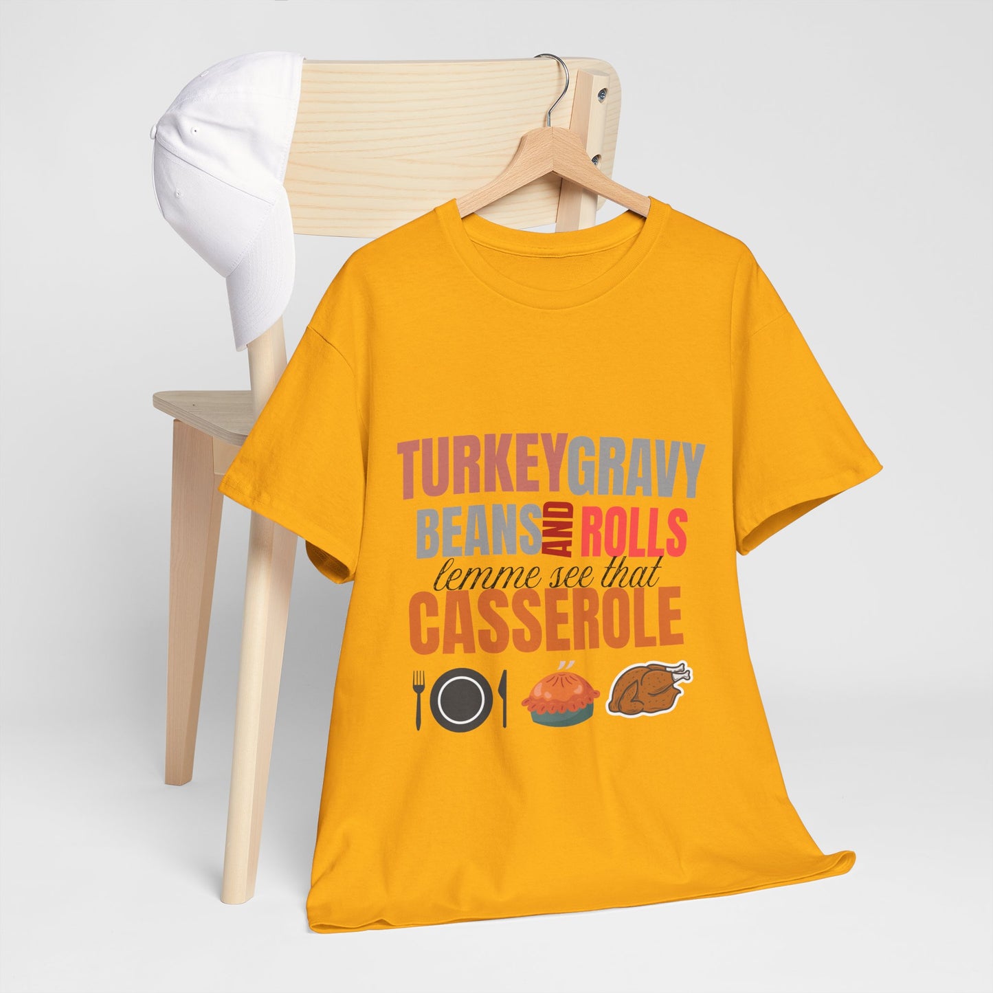 Turkey Gravy Beans Casserole cotton unisex t shirt