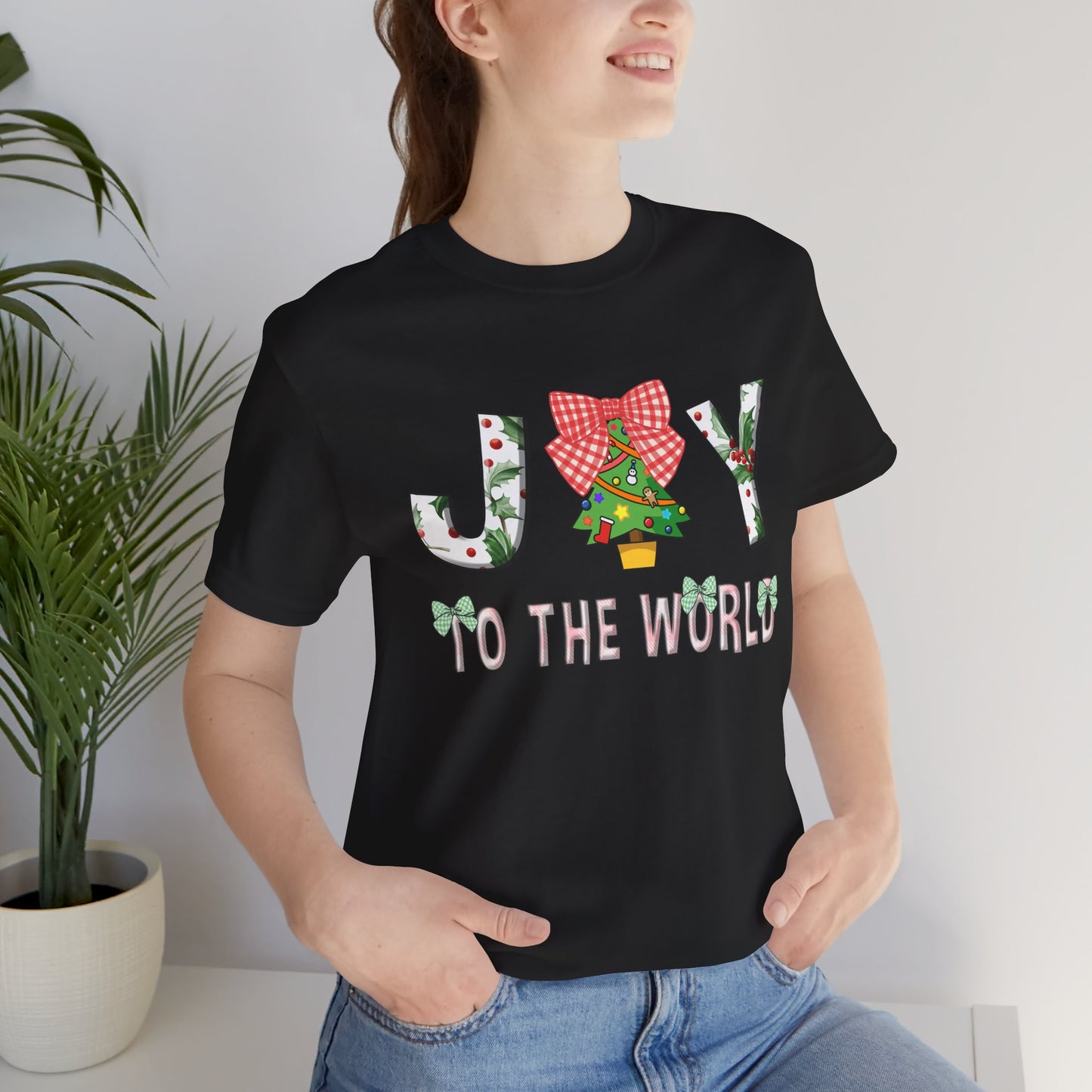 Joy to the World Christmas Tee Premium Unisex T-shirt