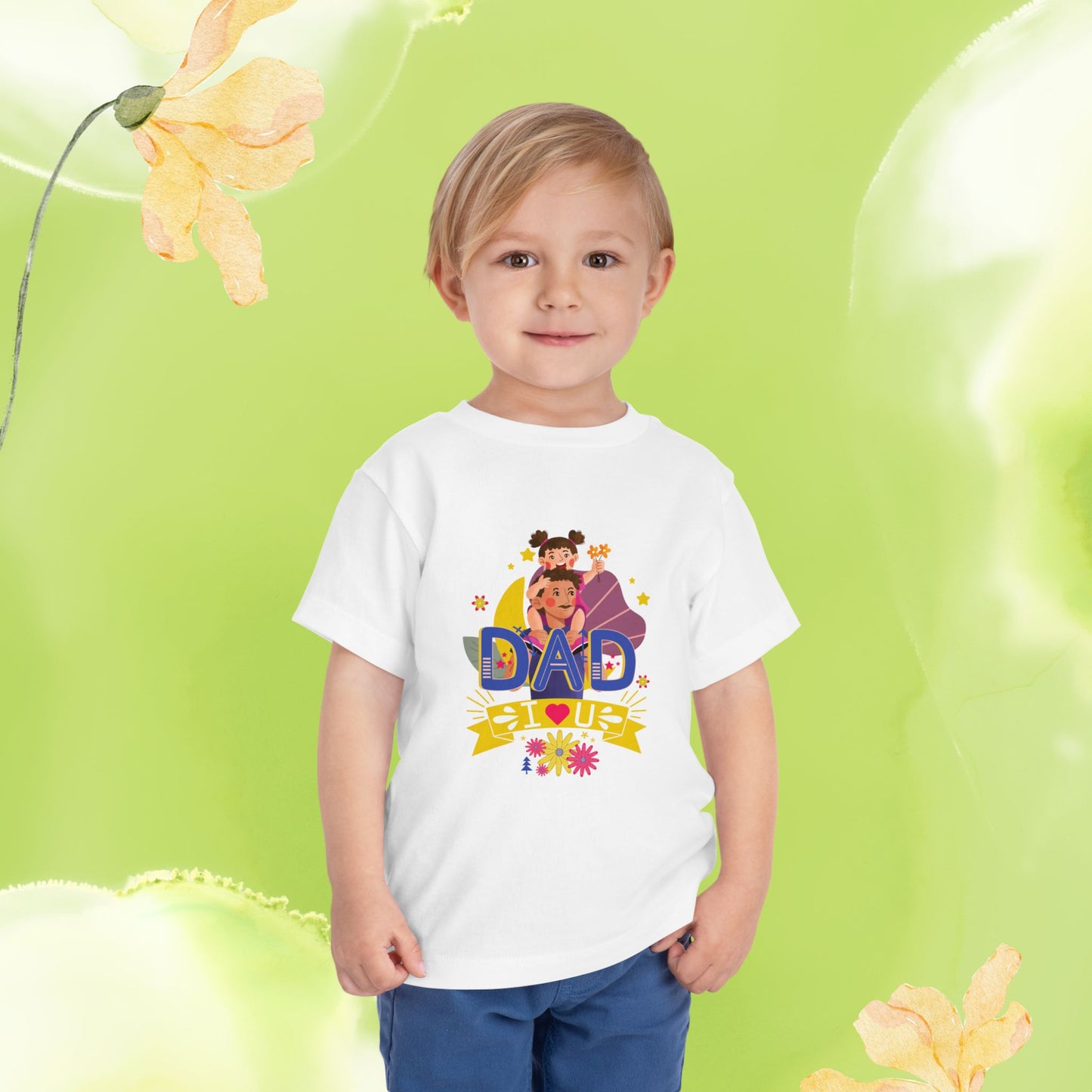 Dad love Toddler Short Sleeve Tee