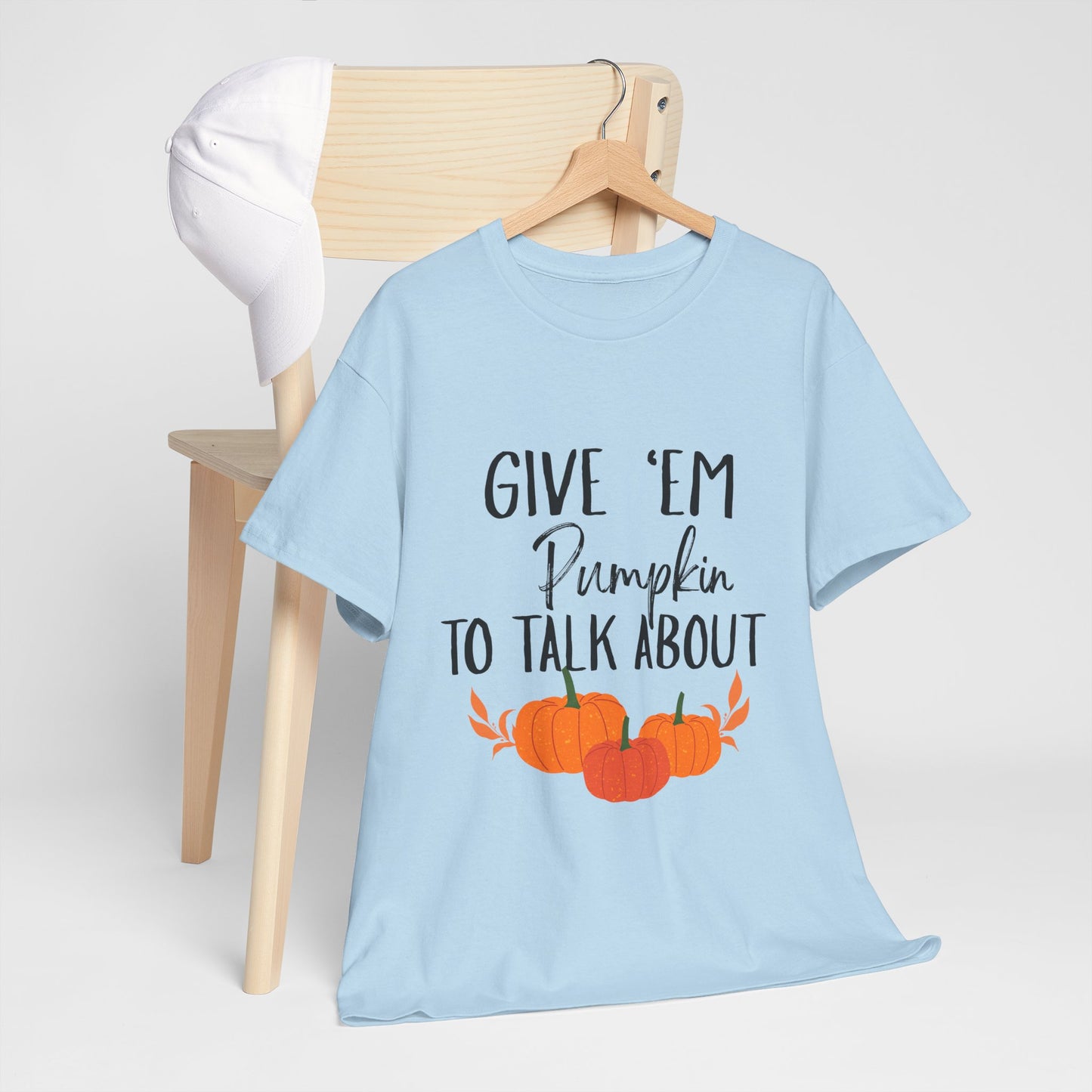 Pumpkin To Talk About COTTON UNISEX T-SHIRT