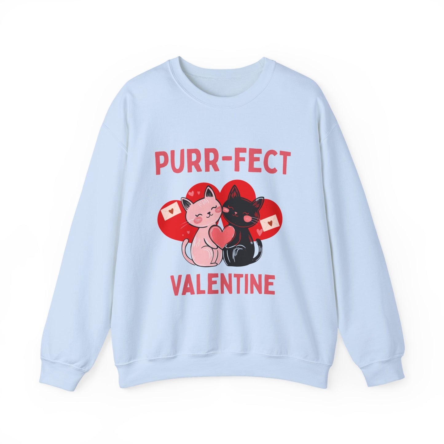 Valentine Cat UNISEX SWEATSHIRT