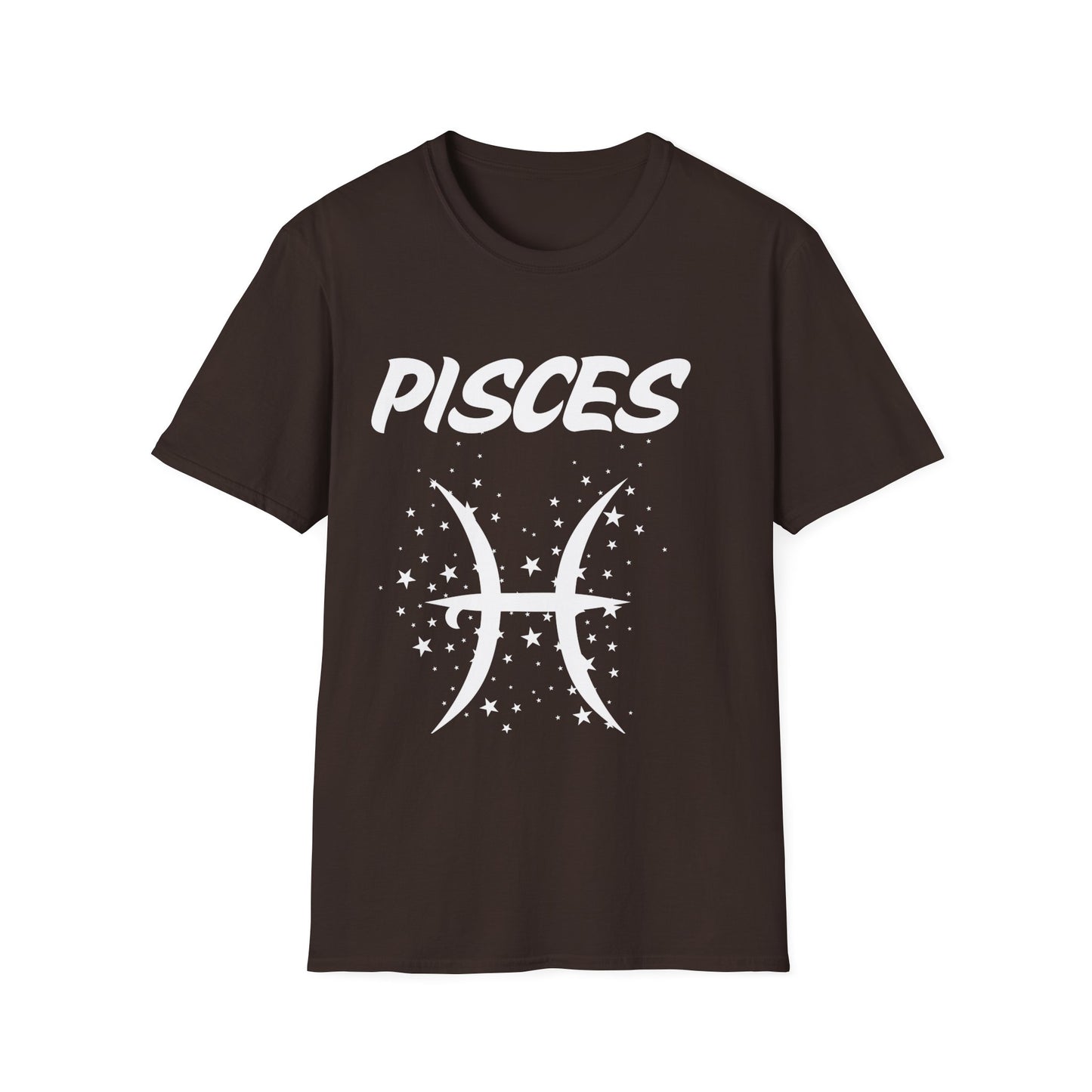 Pisces Zodiac White Soft Unisex T-shirt