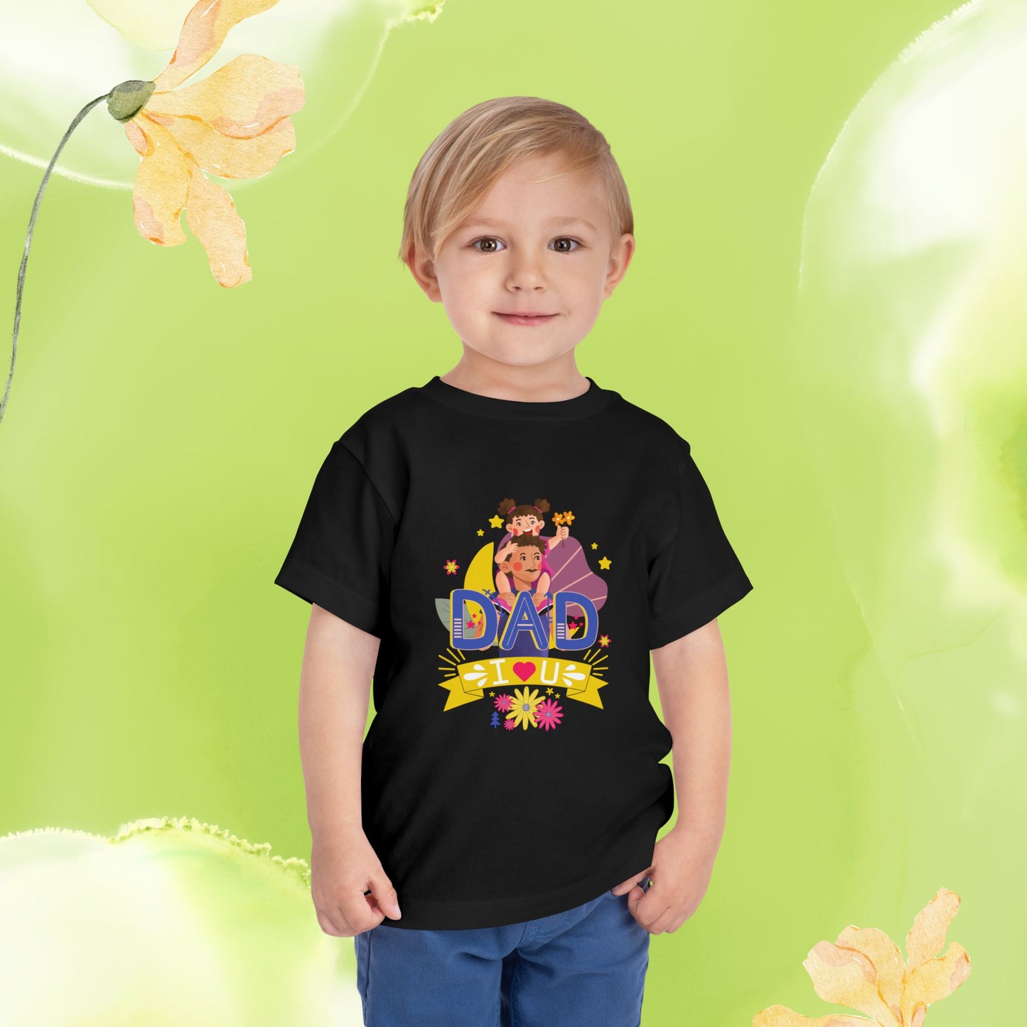 Dad love Toddler Short Sleeve Tee