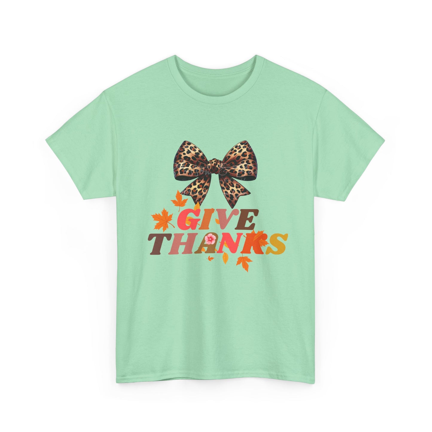 Give Thanks cotton unisex T-Shirt