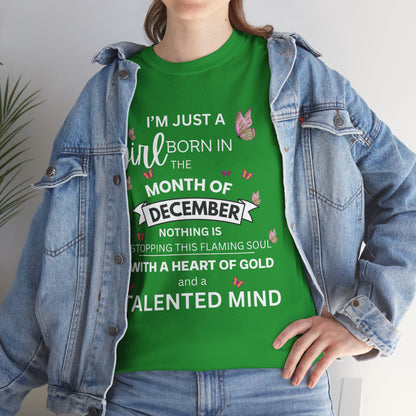 December heart of god Birthday Girl Tee