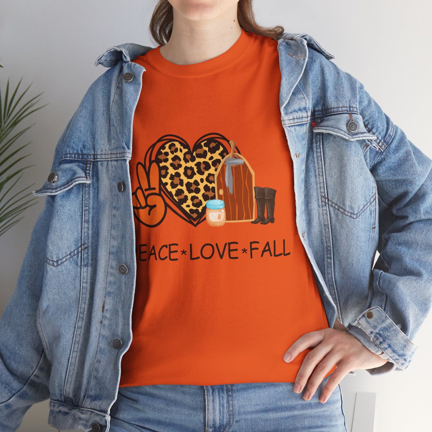 Peace love fall Unisex Tee