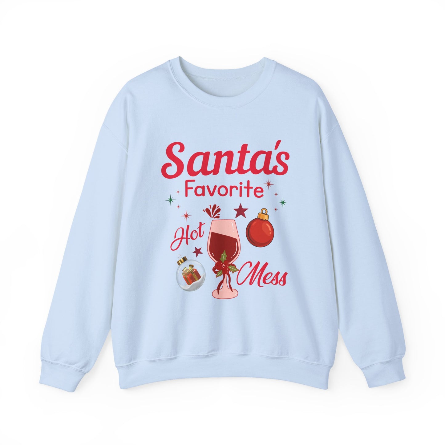 Santa’s Favorite Hot Mess Unisex Sweatshirt