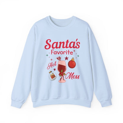 Santa’s Favorite Hot Mess Unisex Sweatshirt