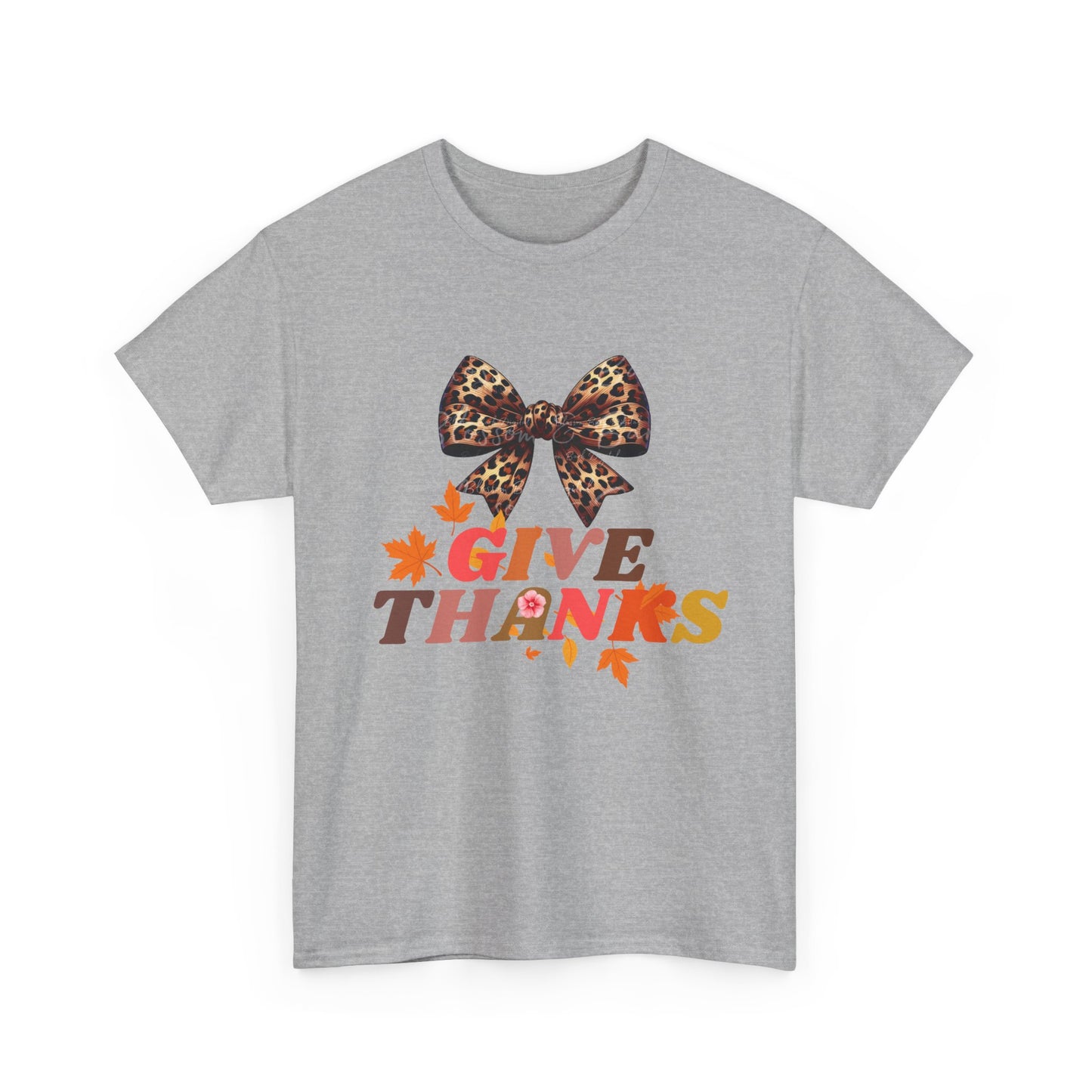 Give Thanks cotton unisex T-Shirt