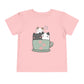 3 Cat Cup Toddler Short Sleeve Tee
